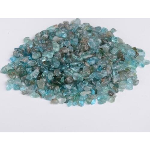 100G Natural Blue Apatite Gem Small Rough Stone Specimen Healing China