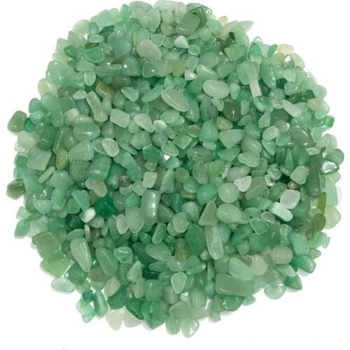 100g 4Sizes Natural aventurine quartz Raw Ore Crushed Quartz Gravel Crystal Stone Aquarium Planting Pot DIY Crafts Home Decor