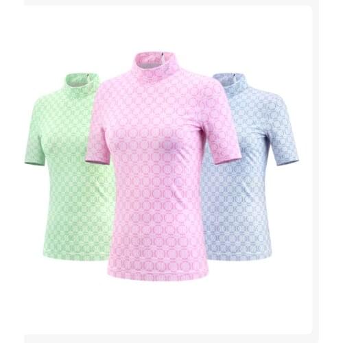 Female fashion Tops Apparel Lady PoLo Shirt S-XL Sportswear Golf Tennis Run Dry Fit Breathable Women Short Love tShirt Clothes