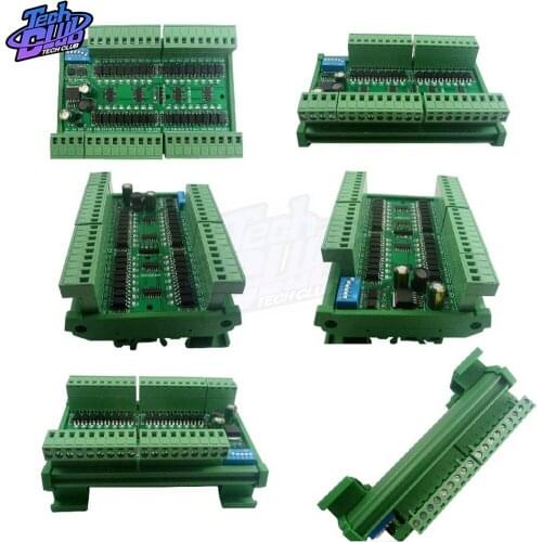 32ch PNP NPN Isolated Digital Input RS485 Modbus Rtu Controller Relay DC 12V 24V PLC Switch Acquisition Board Power Supply