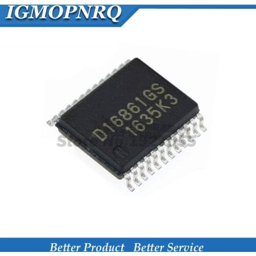 5CPS/LOT D16861GS SSOP24 D16861 16861GS SMD 16861 SSOP24 IC NEW