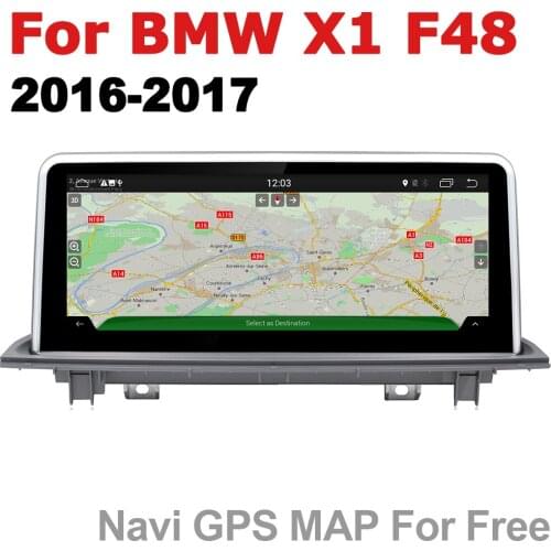 Android 7.0 up Car Multimedia player For BMW X1 F48 2016~2017 NBT WiFi GPS Navi Map Stereo Bluetooth 1080p IPS Screen