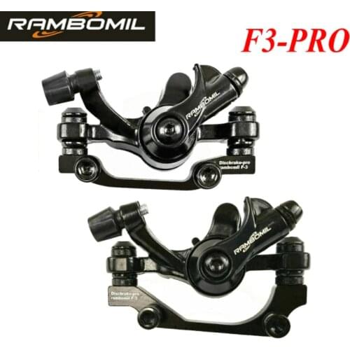 Road/MTB Bicycle Line Pulling Hydraulic Disc Brake Set F160mm R140mm/F180mm R160mm Calipers Bike Mechanical Disc Brake