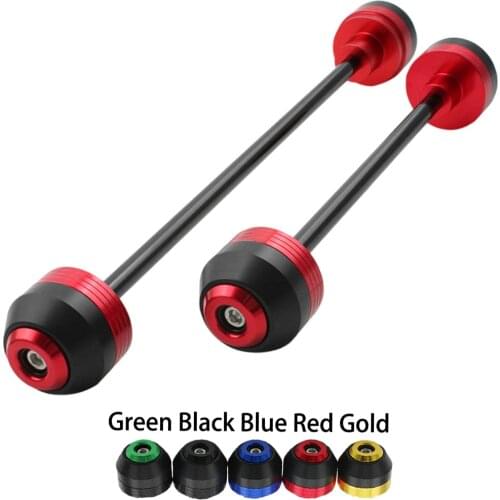 For DUCATI PANIGALE 959 Monster 797 2017 2018 2019 2020 Front Rear Wheel Slider Fork Axle Crash Protector Swing Arm Pad Aluminum