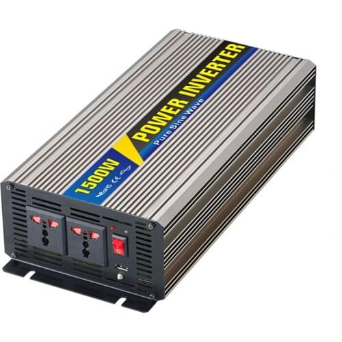 Hot Sale 1500W Portable USB Car Power Inverter Adapter Charger Voltage Converter Transformer Universal