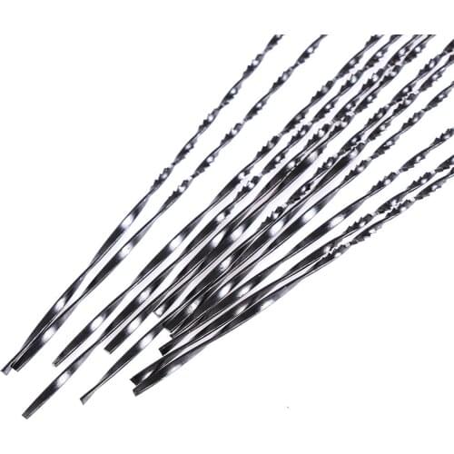 Woodworking Hand Craft Tools Metal Cutting Jig Blades Diamond Wire Saw Blade Cutter Jewelry Scroll Spiral Teeth 12Pcs/Set