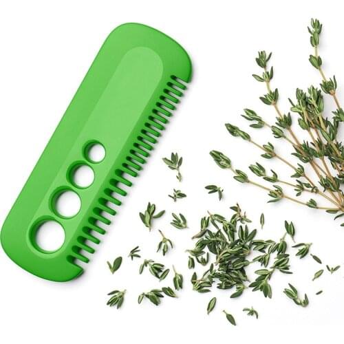 Kitchen Vegetable Leaf Peeler Grips Herb And Kale Stripping Comb Multi-Function Gadget Creative Leaf Remover Kitchen Accessories