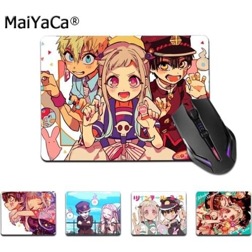 Maiyaca Toilet Bound Hanako kun Gamer Speed Mice Retail Small Rubber Mousepad Smooth Writing Pad Desktops Mate gaming mouse pad