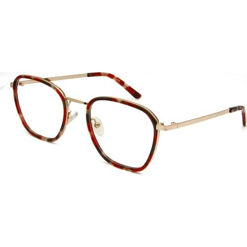 Italy Acetate Women Glasses Frame Optical Eyewear Frame For Men Designer Vintage Fashionable Square Prescription Spectacle Frame