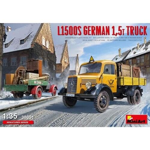 MiniArt 38051 1/35 "L1500S German 1,5t Truck" - Scale Model Kit