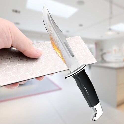 NICEYARD 400# Kitchen Tool Ultra-thin Honeycomb Knife Sharpener Thin Diamond Knife Sharpening Tool Diamond Knife