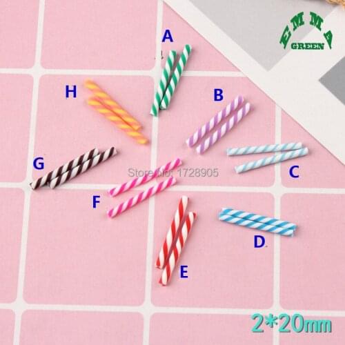 Chocolate Bar Charms for Kids Food Resin Cabochon 10pcs 20*2mm Kawaii Charms for Home Decoration Resin Slime Charms for Jewelry