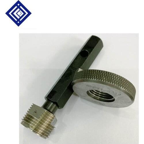 BSPT 1/2 3/4 1/16 1/8 3/8 1-1/4 1-1/2 1" Thread Gauge Plug Gauge Ring Gauge