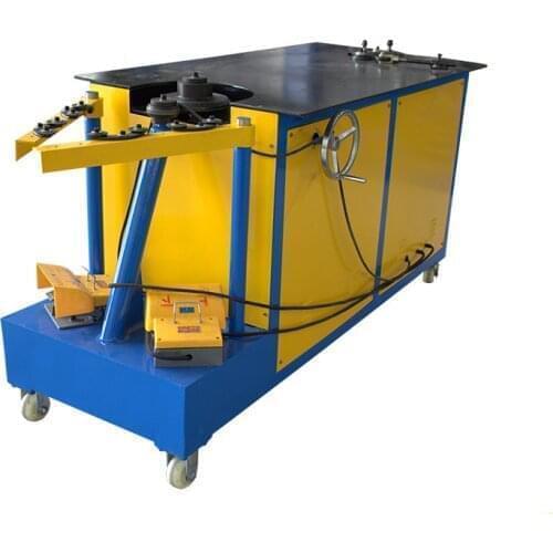 Double head horizontal shrimp elbow bending bend machine pipe bender tube lock ventilation pipeline equipment high quality