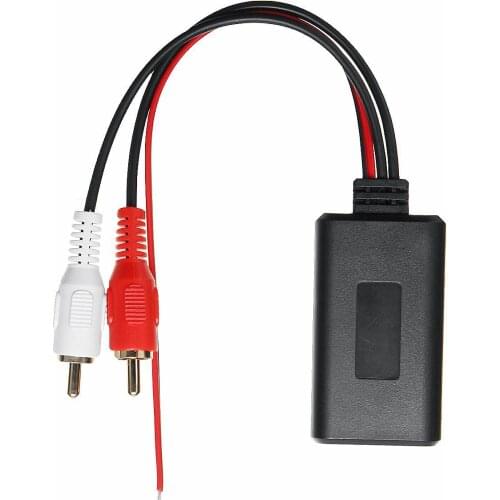 Universal Car bluetooth with 2 RCA AUX IN Music Audio Input Wireless Cable Wireless Connection Adapter for Truck Auto