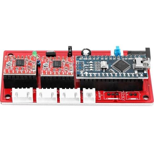 USB 2-axis control board laser driver DIY laser engraving machine motherboard supports adjustable laser module output