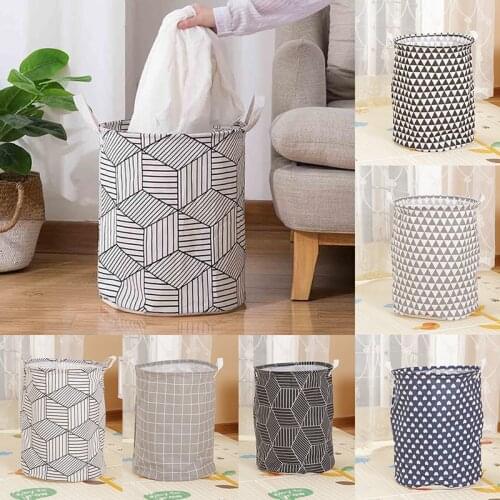 Waterproof Storage Bag Household Dirty Laundry Basket Folding Clothing Storage Bucket Clothes Toys Organizer
