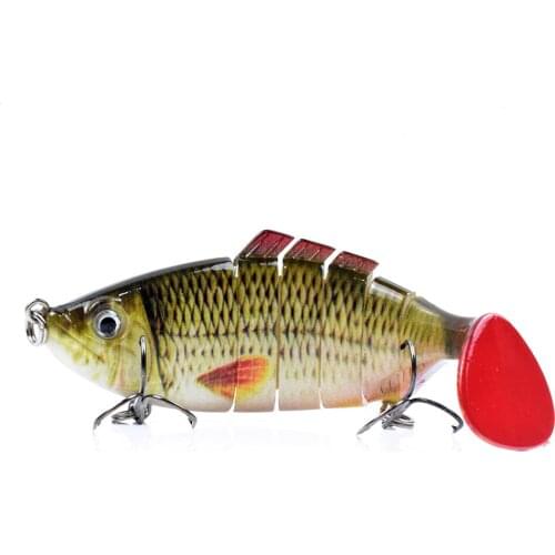 High simulation Multi Jointed Fishing Lures 10cm 16.5g Sinking Shad Bait Wobbler Hard Swimbait Fishing Tackle Bass Lure