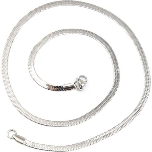 Stainless Steel Chain Necklace Gold Color Collers For Women Men Jewelry Gifts Fashion Jewelry Accessories 50.2cm long,1 Piece