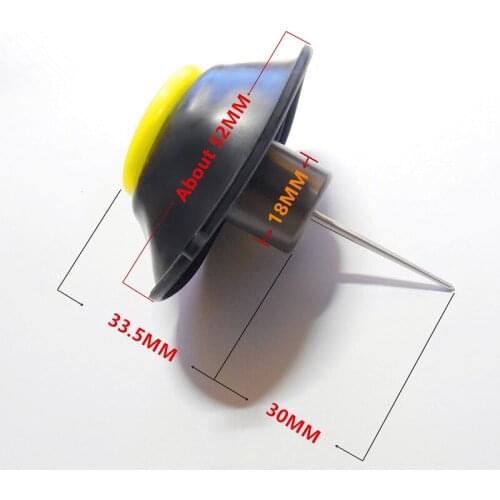 10 pcs / pack) 18MM vacuum diaphragm plunger assembly Scooter motorcycle carburetor GY6-50/80CC PD18J QMI152 / 157 engine
