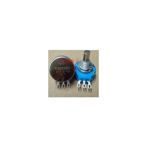 100% Original RVQ24YN03-20F B502 B103 Half Shaft Ultra-long Life 2W Rotary Carbon Film Potentiometer Pot For TOCOS x 10PCS