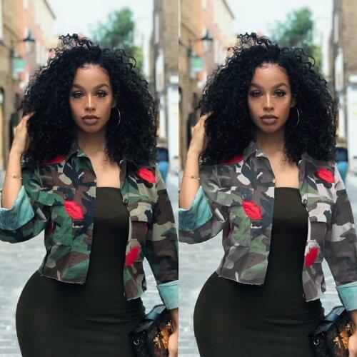 2018 Fashion Women Camouflage Military Army Jackets Coat Jacket Outwear Coat Tops High Street Wear