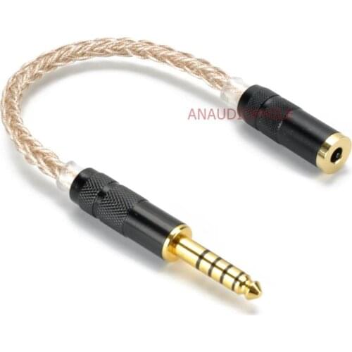 4.4mm To 3.5mm Balanced Audio Cable Adapter OCC SONY NW-WM1Z NW-WM1A PHA-2A TA-ZH1ES Player