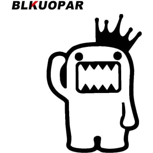 BLKUOPAR for Domo Car Stickers Sunscreen Scratch-Proof Decals Waterproof Creative Windows Trunk Decor Car Door Protector