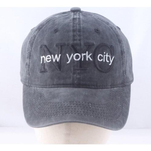 Washed Retro Dad Hat Women Men Dyed Cotton Baseball Hat Embroidered Text Buckle Unstructured Cap Black Grey Purple White Yellow