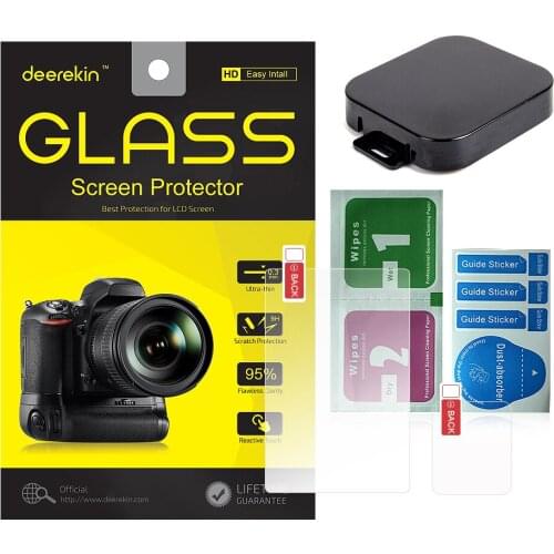 Deerekin 9H HD Tempered Glass LCD + Lens Screen Protector + Lens Cap Cover for GoPro Hero 7 / Hero 6 / Hero 5 Action Camera