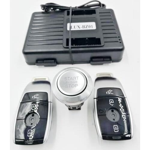 For Mercedes Benz CLS Year 2012 Car Add Push to Start Stop System Remote Starter System and Keyless Entry System Plug and Play