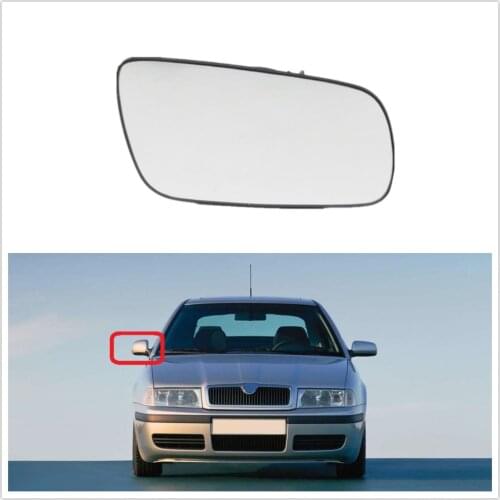 For Skoda Octavia A4 MK1 1997 1998 1999 2000 2001 2002 2003 2004 2005 2006 2007 2008 2009 2010 2011 Right Heated Mirror Glass