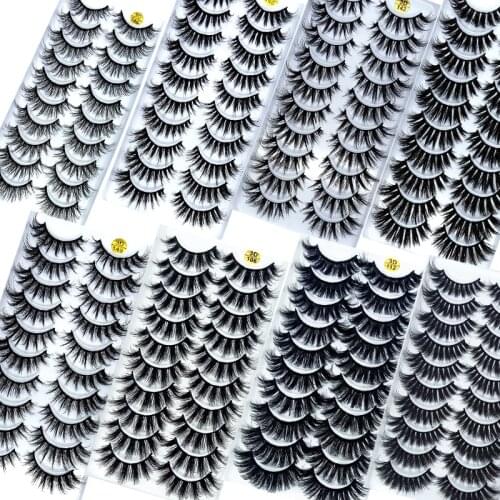 HBZGTLAD 1000pairs natural false eyelashes fake lashes long makeup 3d mink eyelashes eyelash extension mink eyelashes for beauty