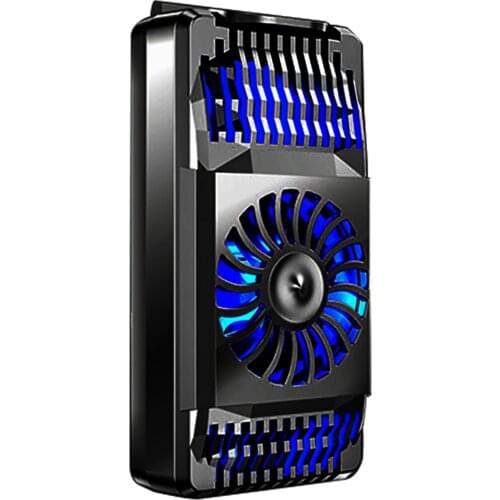 Cellphone Cooler Portable Adjustable Semiconductor Fast Cooling Fan for 67mm-79mm Wide Mobile Phones