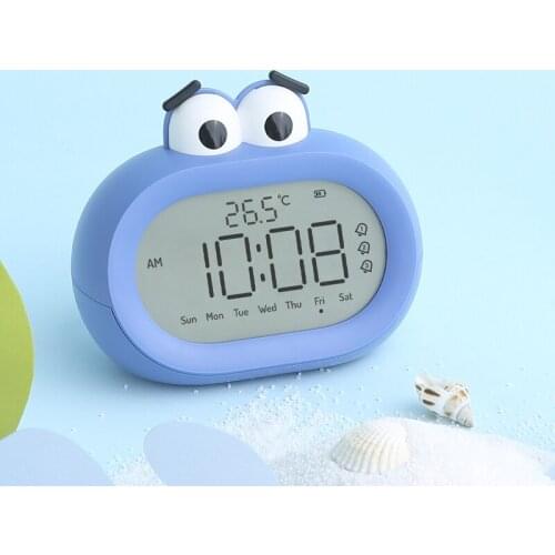 Creative Electronic Funny Cartoon Image Clock Accurate Timing Mini Alarm Clock Living Room Room Exquisite Clock Decoration