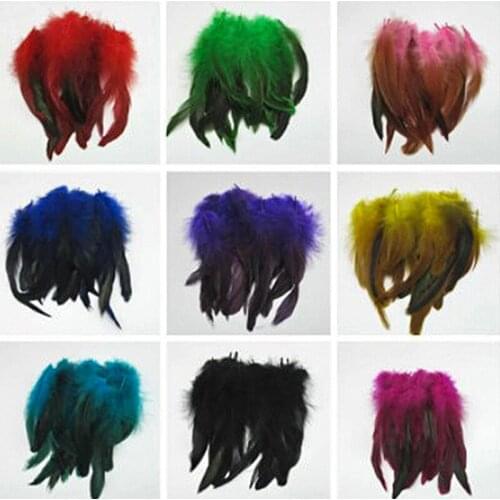 50Pcs Natural Color Rooster Feathers 6-8 Inch Pheasant Chicken Feather for Crafts Jewelry Earring Making Plumes high quality