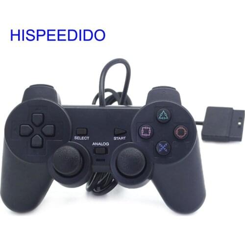 HISPEEDIDO Wired Gamepad for Sony PS2 Controller for Mando PS2 Joystick for plasystation 2 Double Vibration Shock Joypad Control