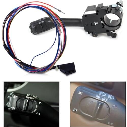 CITALL Cruise Control System Stalk + Harness 18G 953 513 A 1J0 953 513 1J1970011F for VW Golf Jetta Passat B5 Beetle Skoda Seat