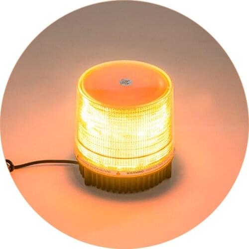 12/24V LED Car Roof Emergency Hazard Warning Light Vehicle Police Flasher Strobe Beacon Light Flashing Light Magnet Lamp Yellow