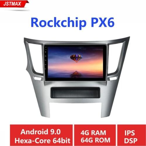 1 din car Radio multimedia Android 9.0 TDA7850 for Subaru Legacy Outback 2009 2010 2011 2012 2013 2014 USB MP3 9" IPS DSP Wi-Fi