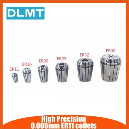 1PCS ER11 1mm-8mm collets High Precision 0.005mm Spring Collet Suitable for ER Collet Chuck Holder 0.005 accuracy
