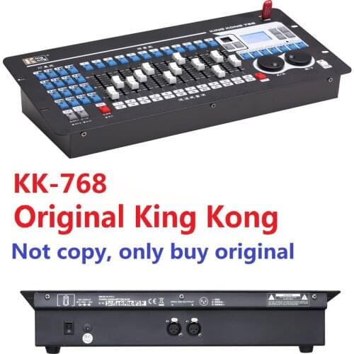 2020 Kingkong KK-768 Professional DMX controller 768 DMX channels Built-in 135 Graphics Stage Lighting 512 Dmx Console Equipment