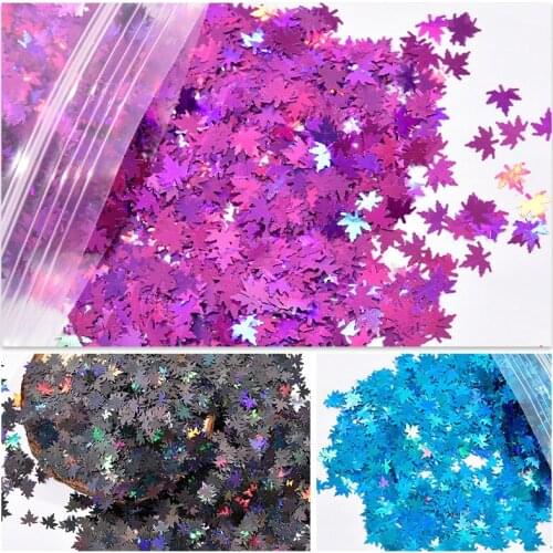 3 Shaped 10g/bag Holographic Nail Art Glitter 3D Micro Flakes Colorful Sequins Polish Manicure for Nail Glitter Decoration 1-3MM