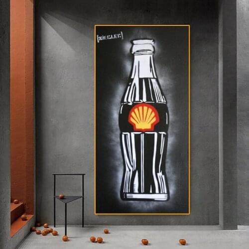 Abstract Cola Drink Canvas Painting for Living Room Wall Art Print Painting Modern Bedroom Room Home Decoration Pictures