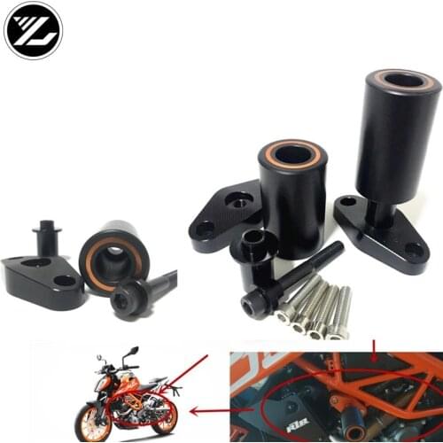 Motorcycle Aluminum Frame Slider Guard Anti Crash Protector Pads Falling Protection For KTM DUKE 125 200 390 2012- 2015