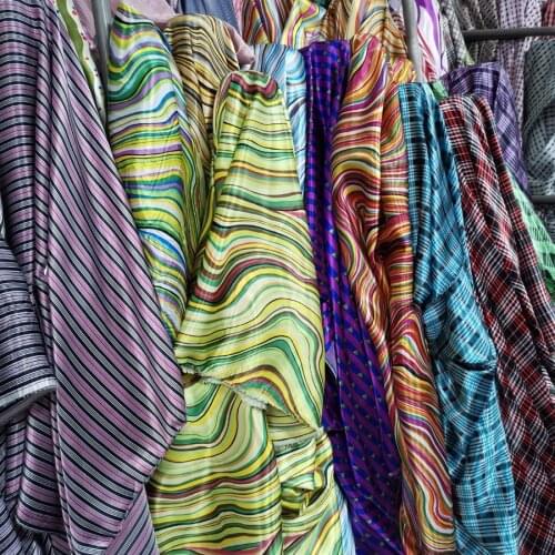 Satin Soft craft abstract limber pine glossy sewing Sateen tilda scarf Fabric DIY cosplay ribbon Fabrics