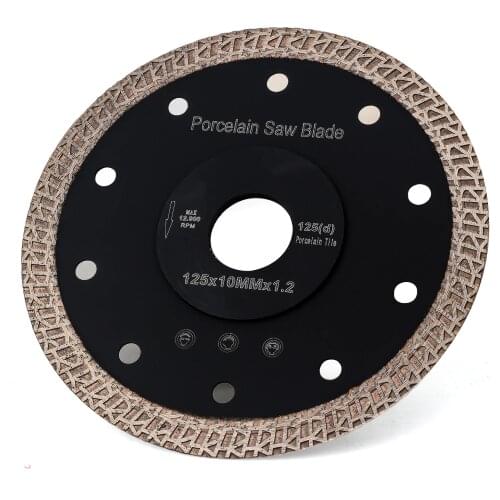 Free shipping DC-SRSB03 5 inch diamond saw blade 125mm for porcelain and ceramic tile cutting