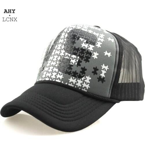 2020 New Hot Mens Baseball Cap Fashion Korean Letter Vs Printed Hat Hip Hop Caps Summer Mesh Sun Hats For Women Snapback Cap