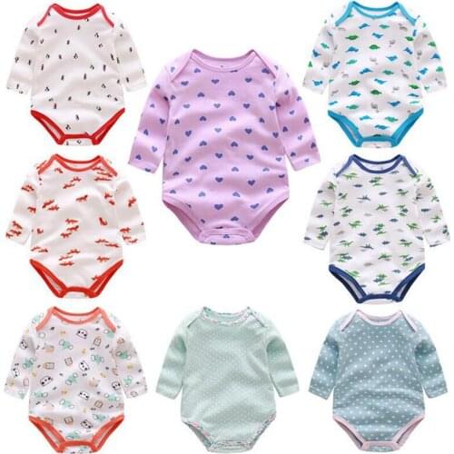 Newborn Bodysuit Cotton Printing Summer Bodys Clothing Jumpsuit Baby Girl Boy Clothes