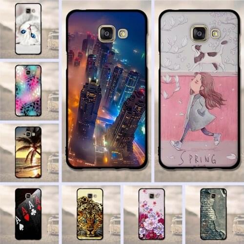 For Samsung Galaxy A5 2016 Case A5100 A510F Soft Silicone Painted Cute Cover for Samsung A5 2016 Case Covers for Samsung A5 2016